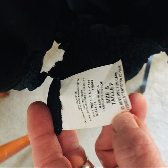 Motherhood Maternity Blouse Size Small Black - Picture 9 of 10